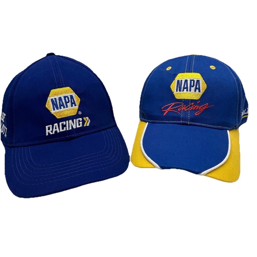 2 Napa Racing Adjustable Hat-Chase Elliott-Michael Waltrip-Fast Cars Sports Lot